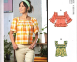 McCall&#39;s M8202 Misses XS to M Crop Tops Uncut Sewing Pattern New - £11.85 GBP