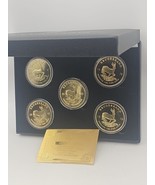 5X COINS  1967, 2 x 2013, 2 x 1978 1oz 24K Krugerrand GOLD South Africa IN CASE - $161.18
