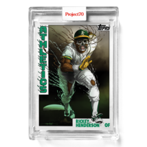 Topps Project 70 #812 Rickey Henderson By Alex Pardee Oakland Athletics A&#39;s - £44.60 GBP