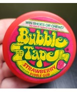 VTG 1988 Original Bubble Tape Container Red Strawberry Gum Flavor -EMPTY - £35.68 GBP