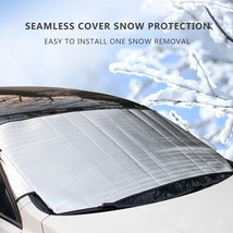 Car Windshield Snow Cover Anti-frost Snow Block Winter Front Windscreen Cover  S - £34.48 GBP