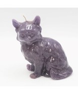 Purple Cat Kitten Candle Figure - $45.56