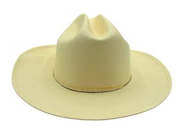 Mens Summit Hat Made in Mexico Lightweight Western Cowboy Hat No Band Be... - $23.98