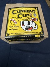 Cuphead Ceramic Mug Coffee Cup with Prop Straw Stirrer 10oz Official Stu... - $14.84