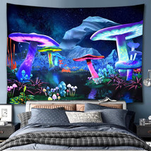 Mushroom Tapestry Wall Hanging For Bedroom, Large Big Huge Size Cute Fairy - £20.09 GBP