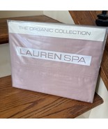 RALPH LAUREN SPA Organic Conch Color Queen Flat Sheet  NEW 1ST QUALITY - $97.01 CAD