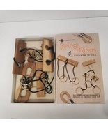Vintage Skor-Mor&#39;s Strings n Rings Thinker Series Brain Teaser Game - £23.61 GBP