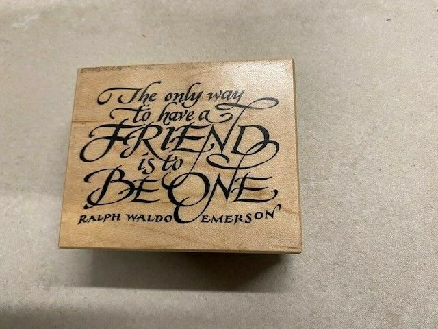 MOSTLY NEW MOUNTED WOOD RUBBER SAYINGS STAMPS YOUR CHOICE Item image 4