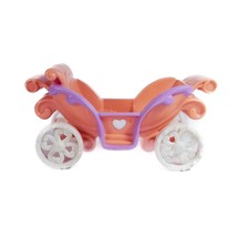 Vtg 2000s Redbox Toy Pink Princess Castle Doll Carriage For 3&quot;-4&quot; dolls ... - $5.99