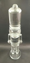 Lead Crystal Nutcracker Soldier Figurine 14.5” Tall, OBO - $60.00