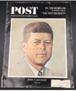 Saturday Evening Post Magazine 1963 December 14 JFK In Memoriam John F K... - £6.75 GBP