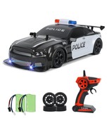 Rc Drift Police Car, 1:14 Remote Control Police Car 4Wd Drift Gt Rc Cars... - £72.33 GBP