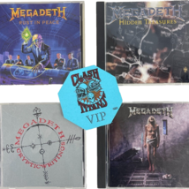 Megadeth Clash Titans VIP + 4 CD Lot Rust Peace + Cryptic + Countdown + Treasure - £56.60 GBP