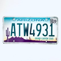 2020 United States Arizona Grand Canyon State Passenger License Plate ATW4931 - £8.93 GBP