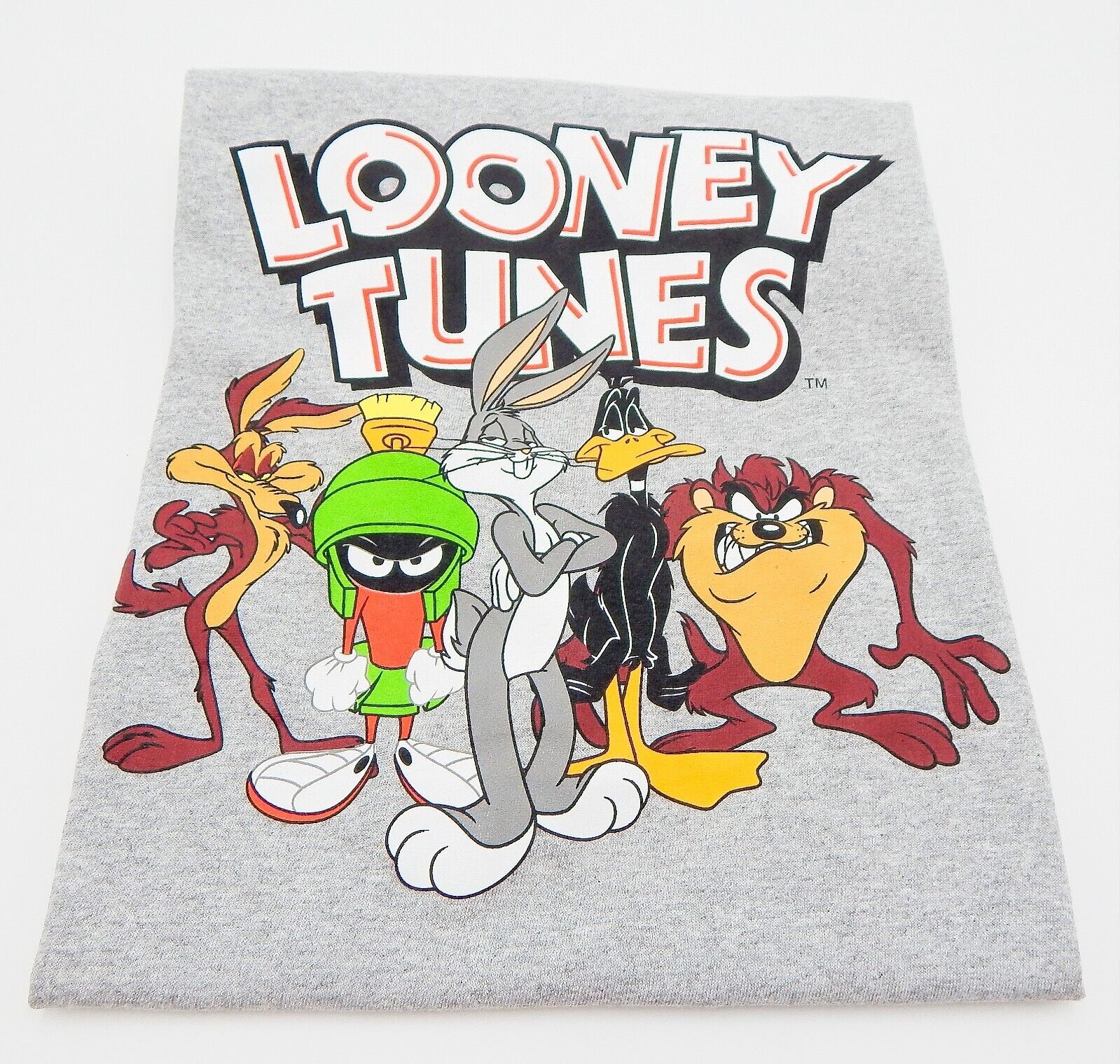 Primary image for Looney Tunes Warner Bros Gray T-Shirt Delta Pro Weight Unisex Sz XL