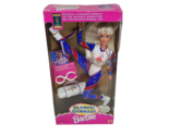 VINTAGE 1995 OLYMPIC GYMNAST BARBIE DOLL MATTEL # 15123 NEW SEALED BOX USA - $25.65