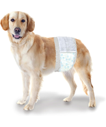 Wee-Wee Super Absorbent Disposable Adjustable Dog Potty Training Male Wr... - €13,83 EUR