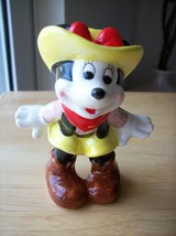 Disney Vintage Japan Minnie Mouse Cowgirl Figurine - $35.00