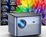 [Auto Focus/Keystone] Android Tv Projector 4K With Netflix Built In, 800... - $537.99