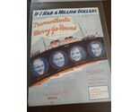 1934 "TRANSATLANTIC MERRY-GO-ROUND" MOVIE SHEET MUSIC IF I HAD A MILLION... - $87.88