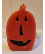 Jack-O- Lantern Candle Midwest of Cannon Falls Chick 6&quot; Felt Bottom Orange - $12.59