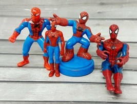 Spider-Man Action Figure Lot (4) Marvel VTG Spider Man - £12.61 GBP
