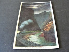 4376- Moonlight in the Royal Gorge, Colorado -1900s Unposted Postcard. RARE. - £6.05 GBP