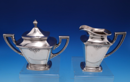 Trianon by International Sterling Silver Sugar and Creamer Set 2pc (#7628) - £1,019.77 GBP