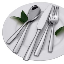 Flatware Silverware Cutlery Set Stainless Steel 18 10 Mikasa Fork And Spoon 20PC - £46.19 GBP