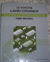 1999 Toyota Land Cruiser Elettrico Cablaggio Diagrammi Diagramma Manuale Etm Ewd - £79.90 GBP