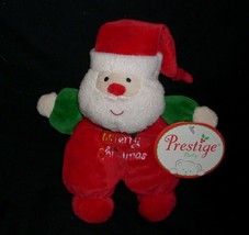 7&quot; PRESTIGE BABY SANTA CLAUS CHRISTMAS RATTLE STUFFED ANIMAL PLUSH TOY N... - £18.98 GBP