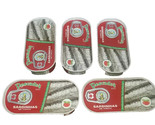 5 Cans Portuguese Sardines in Tomato Sauce 5 x 56g Rich in Omega 3 &amp; Cal... - $19.49