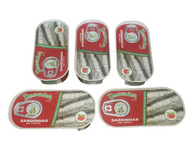 5 Cans Portuguese Sardines in Tomato Sauce 5 x 56g Rich in Omega 3 &amp; Cal... - $19.49