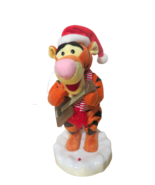 Gemmy Animated Disney Tigger Singing Dancing Christmas Figurine 17"T Video - £39.77 GBP