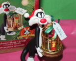 Hallmark Keepsake Looney Tunes Sylvester&#39;s Bang Up Gift 2000 Holiday Orn... - $24.74