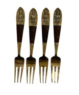 Sri Sang Thai LK Bronze 3 Prong Fork Flatware Lot of (4) Picking Meat Tool - $38.84 CAD