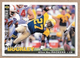 1995 Collector&#39;s Choice #213 Terrell Buckley Miami Dolphins - £1.48 GBP