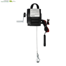 12V DC Electric Winch Powerful Electric Rope Winch Dual Control Modes To... - $157.47