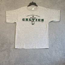 Vintage Lee Sport Boston Celtics Nba Eastern Conference Large T-Shirt Gray - £38.92 GBP