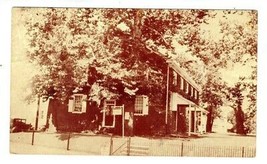 Friends Meeting House Sepia Postcard Mount Holly New Jersey 1946 - $15.82