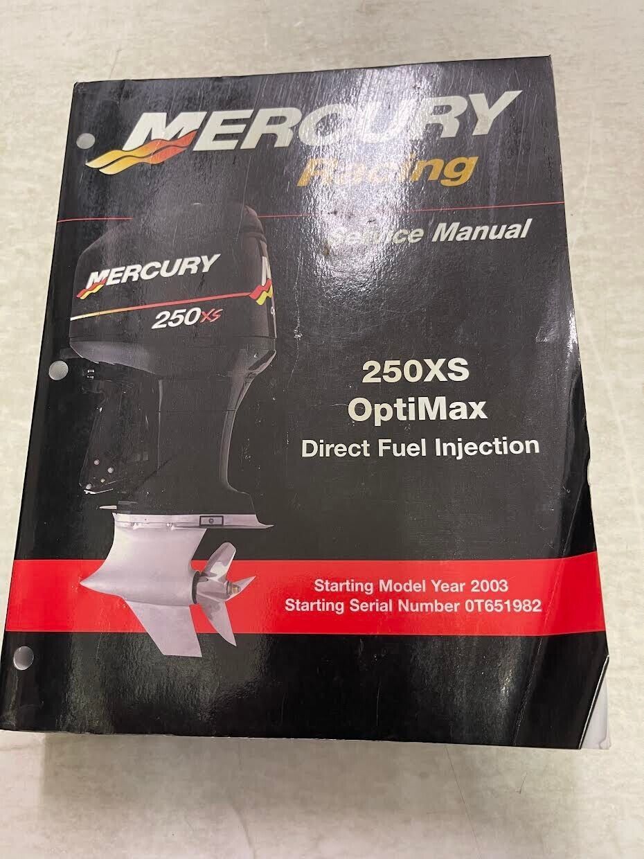 Mercury Course 250XS Optimax Direct Fuel Injection Service Atelier Rparation