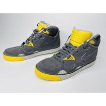 Mens Nike Shoes Auto Trainer Neutral Grey Yellow Sneakers Size 9 - £49.88 GBP