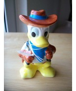 Disney Vintage Japan Donald Duck Cowboy Figurine - $41.14 CAD