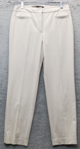 Talbots Pants Womens Size 8 Tan Heritage Comfortable At Waist Regular An... - £25.54 GBP