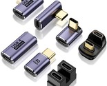 Usb C Adapter (7 Pack) With 100W 40 Gbps 8K 60Hz, 90 Degree Right Angle,... - $39.99