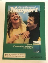 1981 Newport Cigarettes Vintage Print Ad Advertisement  PA1 - £6.27 GBP