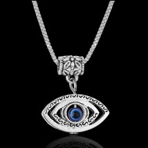 Eye of God Necklace Metal Chains Necklace - £12.33 GBP