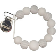 Chewable Silicone Pacifier Clip by Ulubulu - Unisex - Marble White Silic... - £7.96 GBP