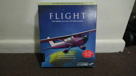 FLIGHT From Sublogic. BIG BOX Flight SIM *RARE* MS DOS CD-ROM. NICE, LOOK!! - £24.15 GBP