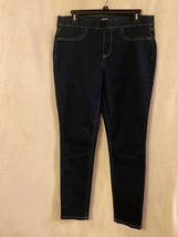 EUC a.n.a. Dark Blue Denim Stretchy Jeggings Size Large - £11.87 GBP